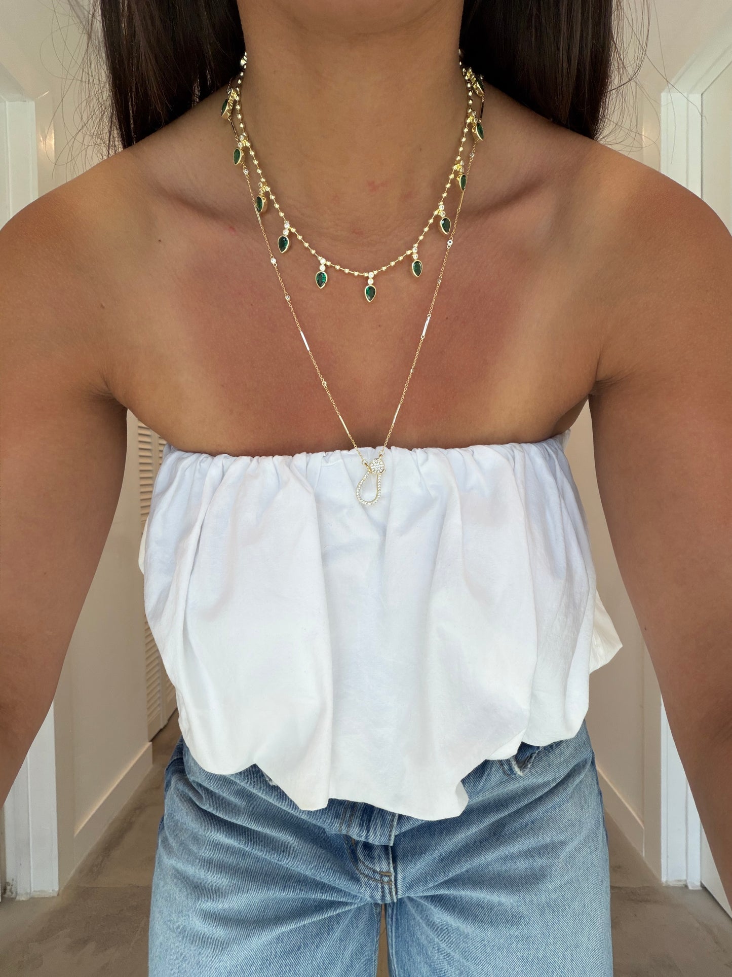 Radiant Clasp Necklace (long)