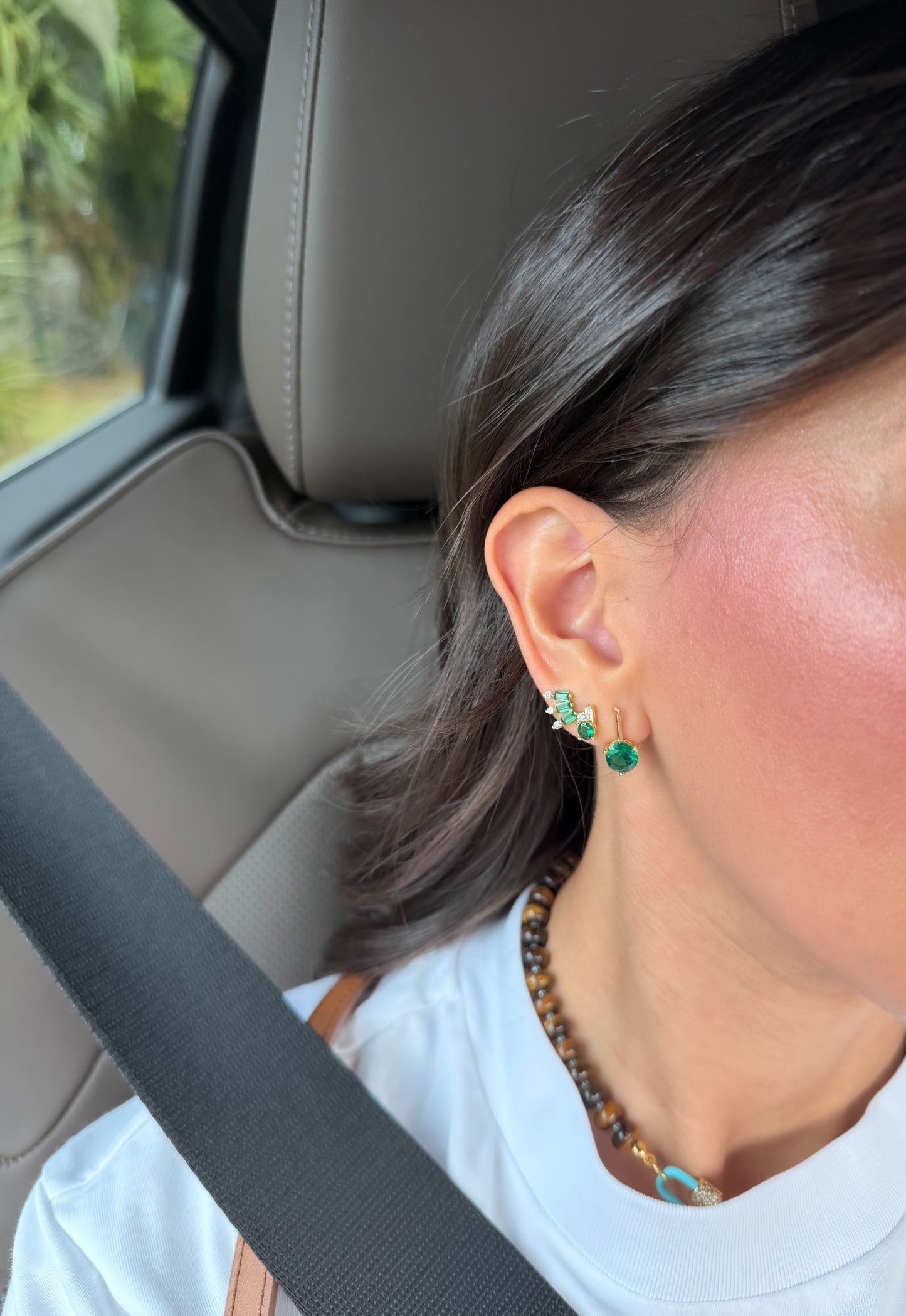 Emerald Grace Medium Earrings