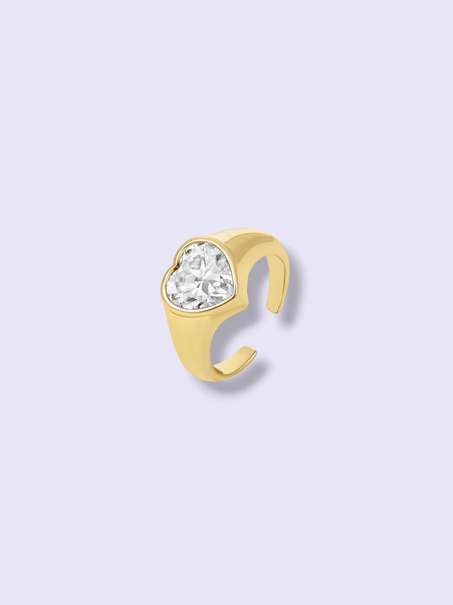 Heart Glow Pinky Ring