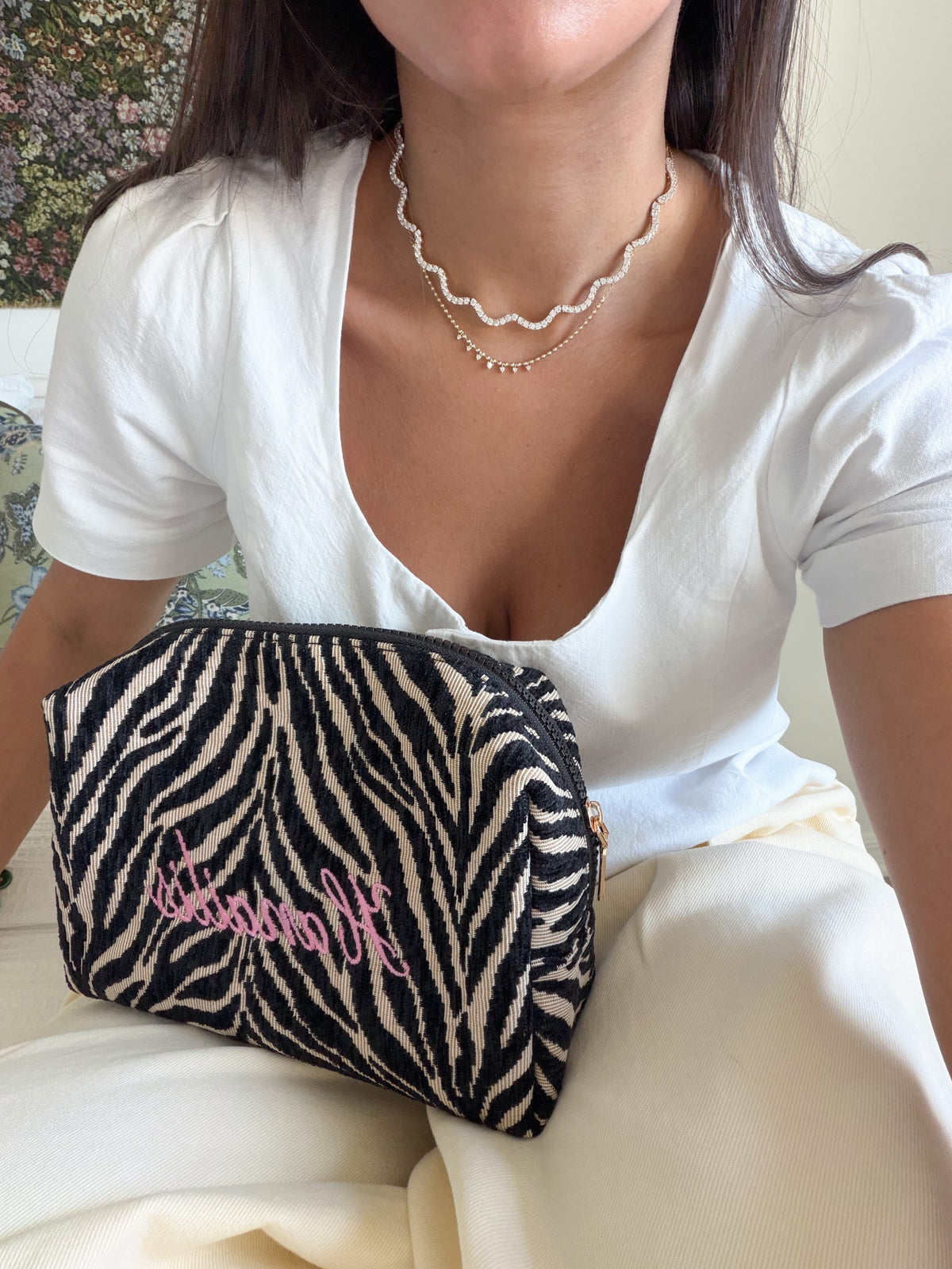 Crystal Wavy Choker