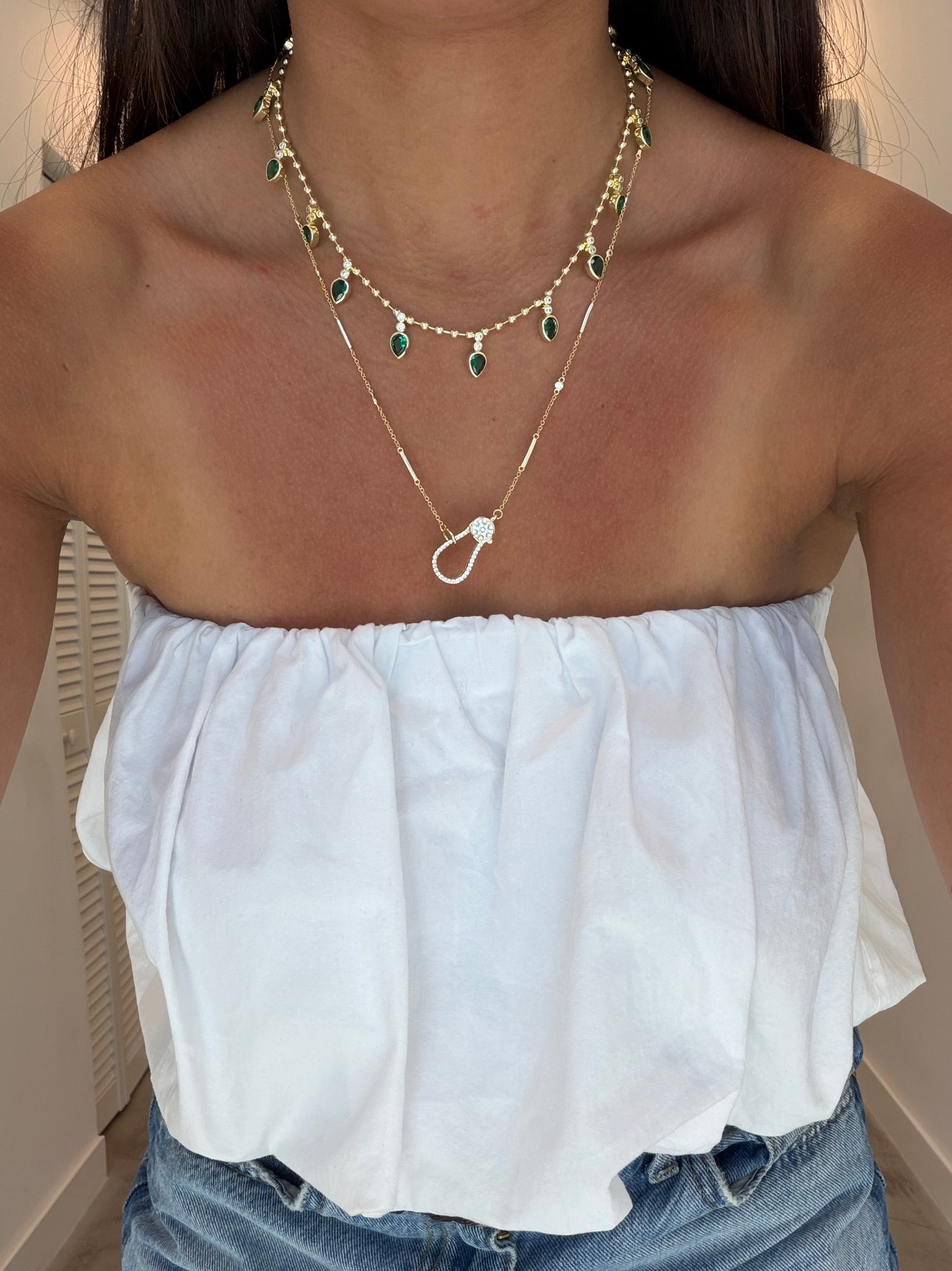 Radiant Clasp Necklace (long)