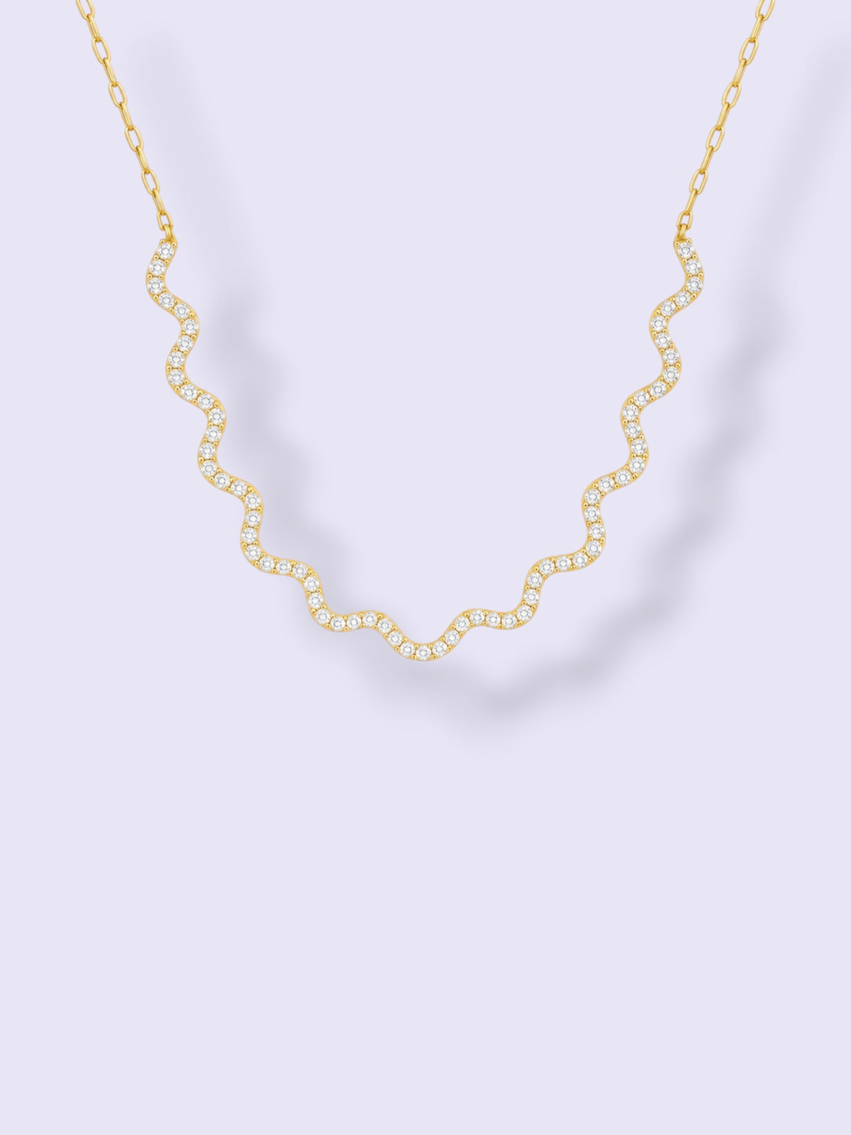 Crystal Wavy Choker