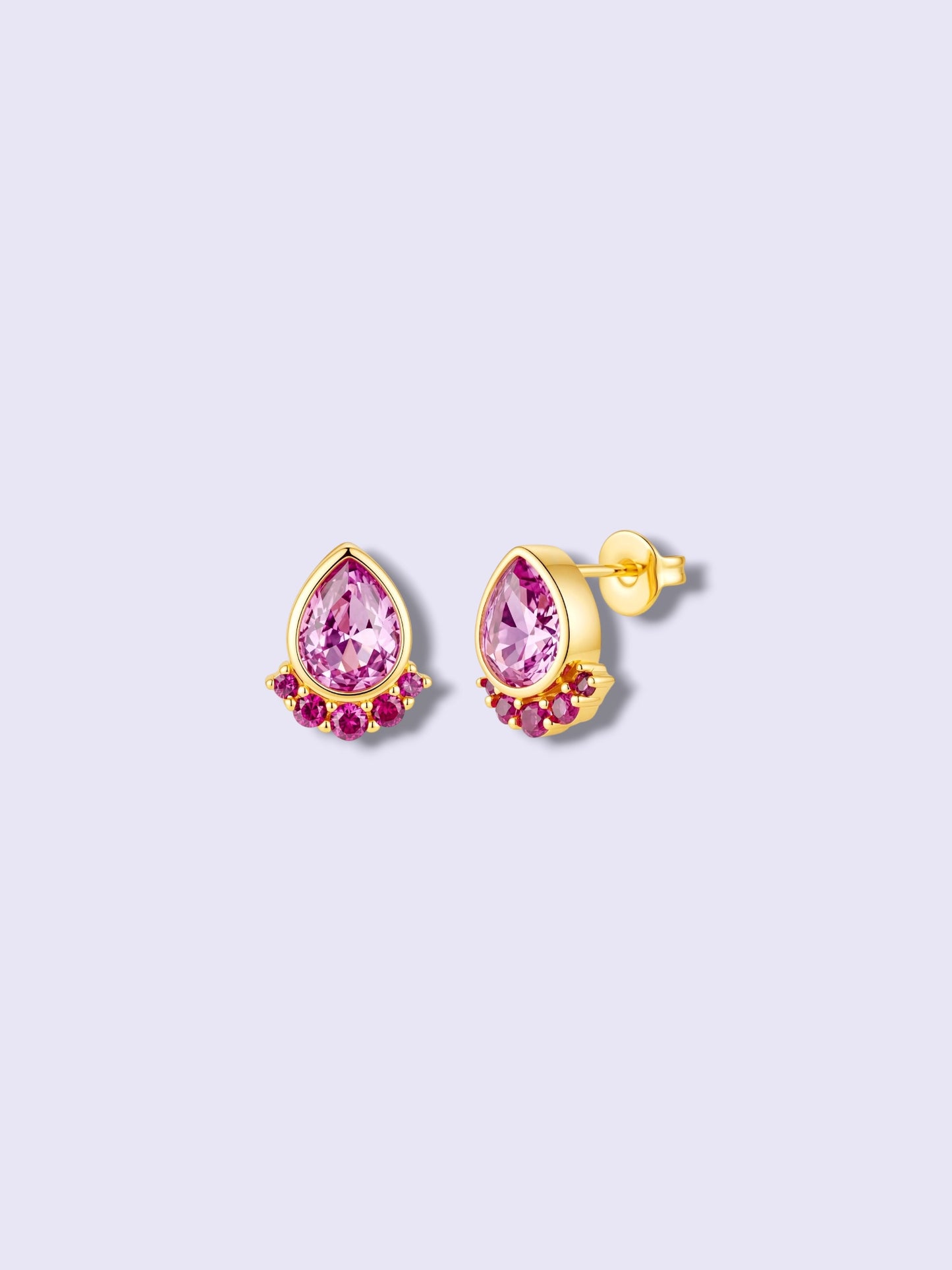 Rosé Drop Studs