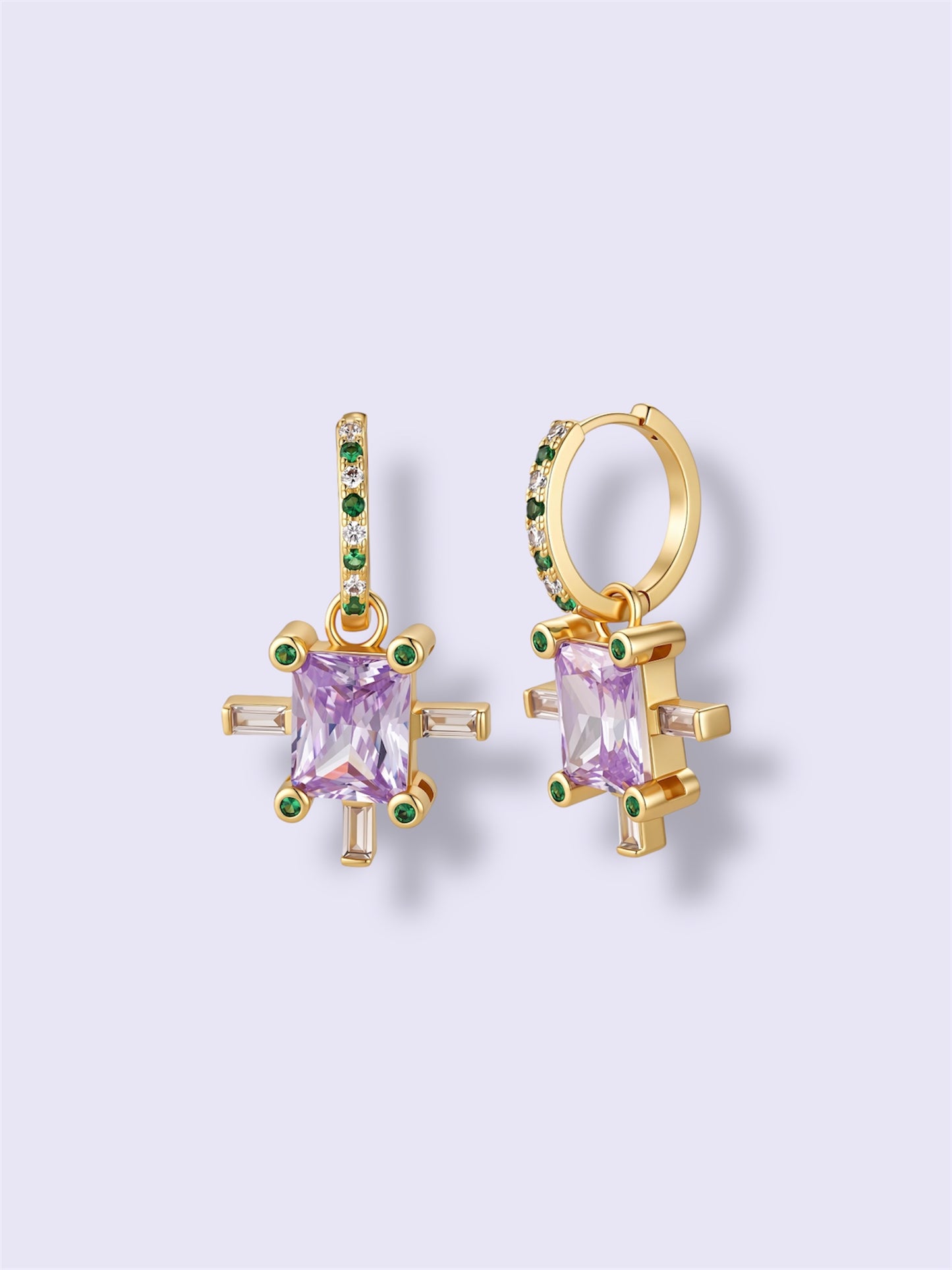 Lavander Hoops