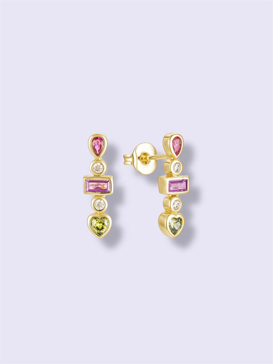 Radiant Trio Earrings