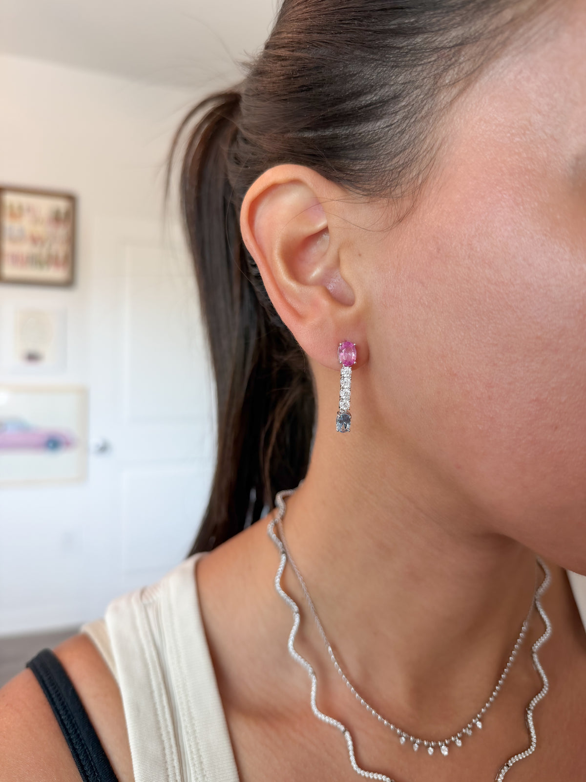 Cotton Candy Earrings