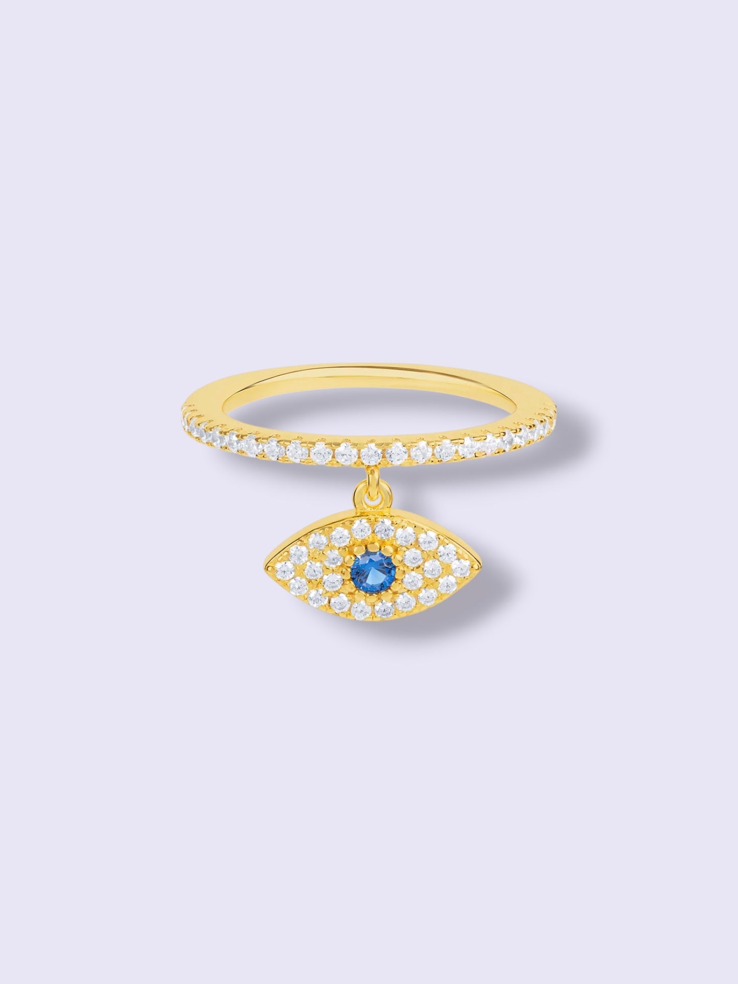 Evil Eye Charm Ring