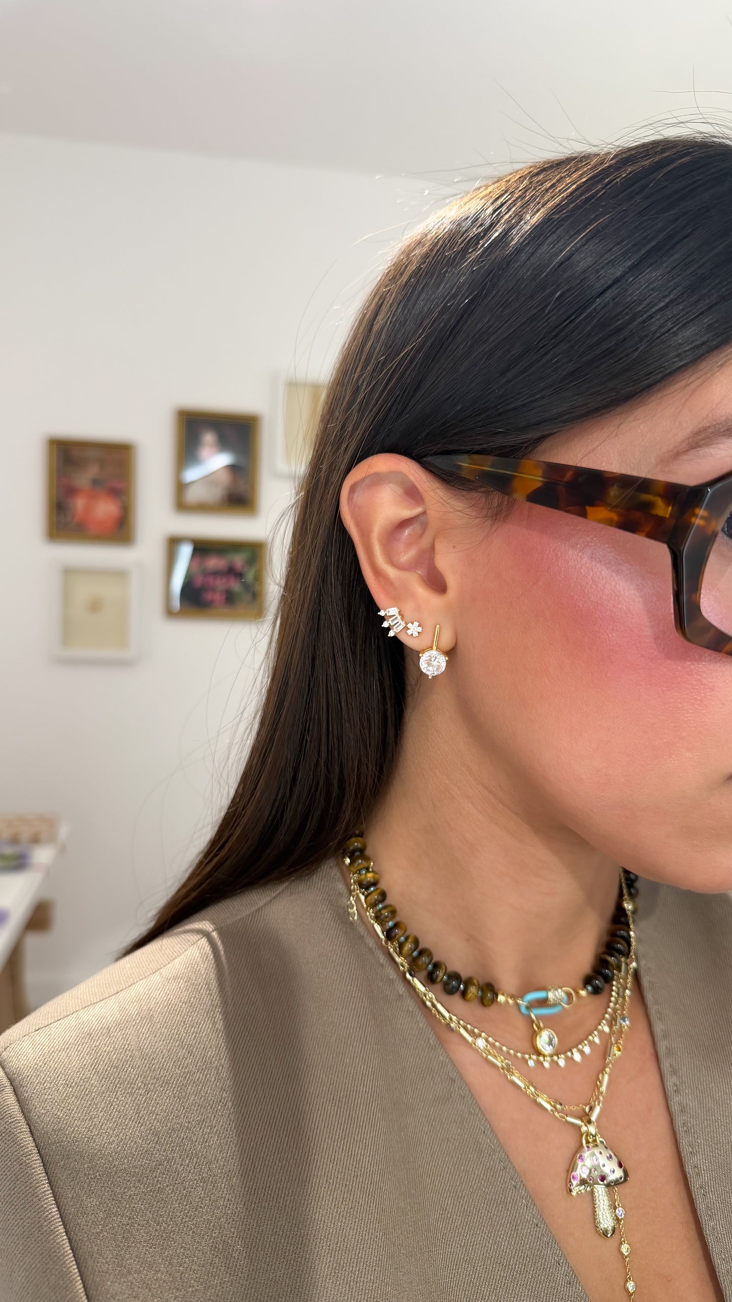 Classic Spark Large Earrings