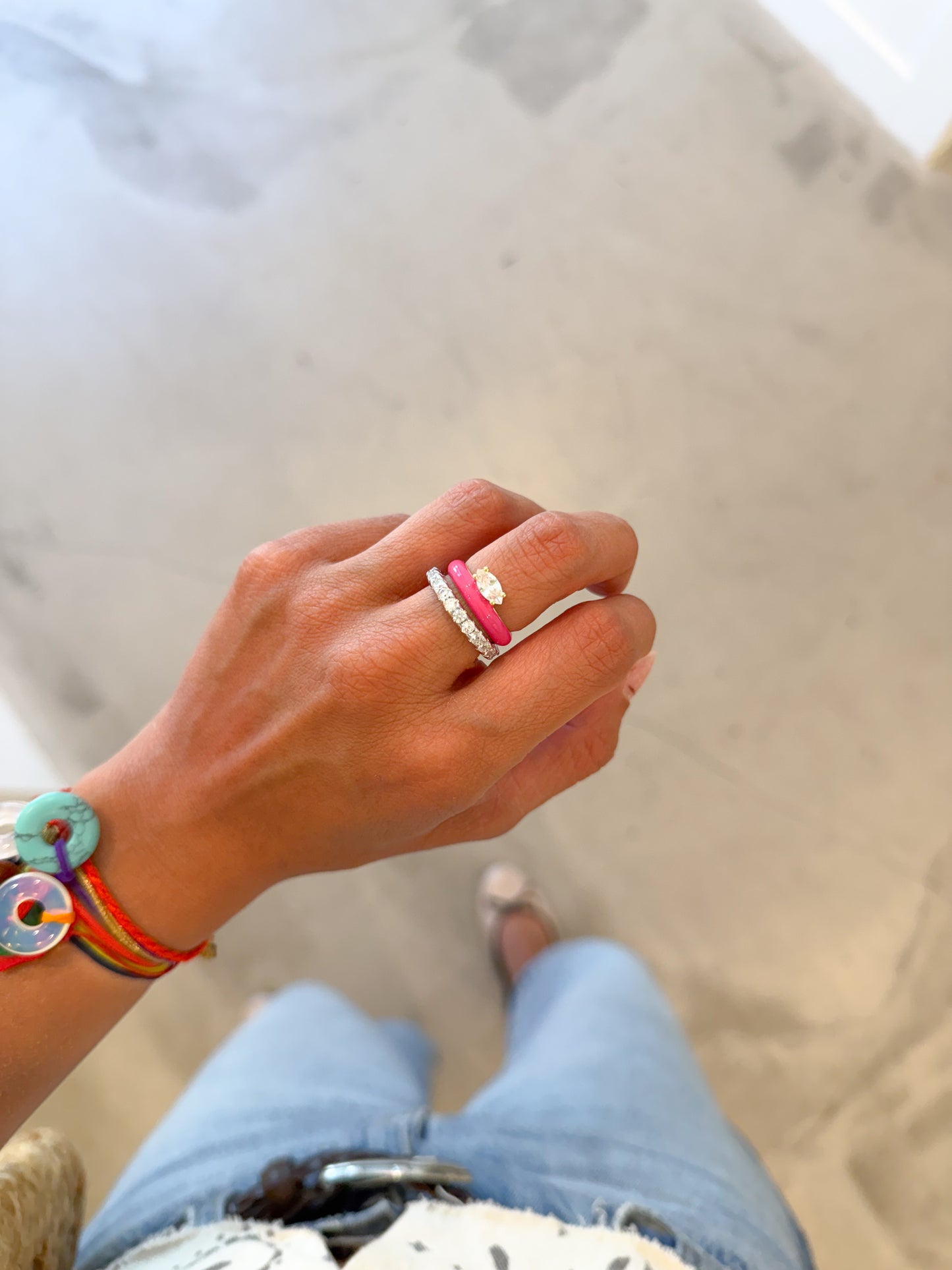 Fuchsia Love Ring