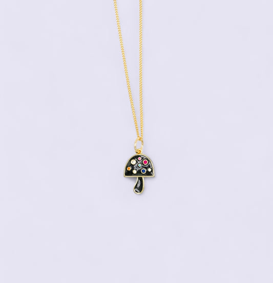 Hongo Negro Necklace (pequeño)