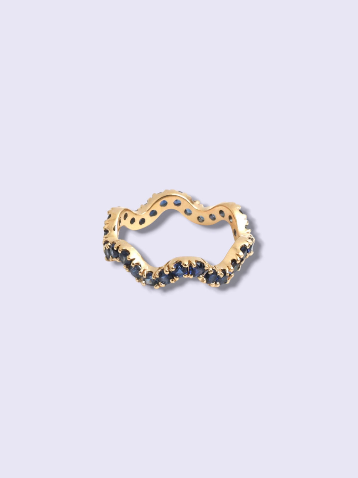 Blue Sapphire Pinky Ring