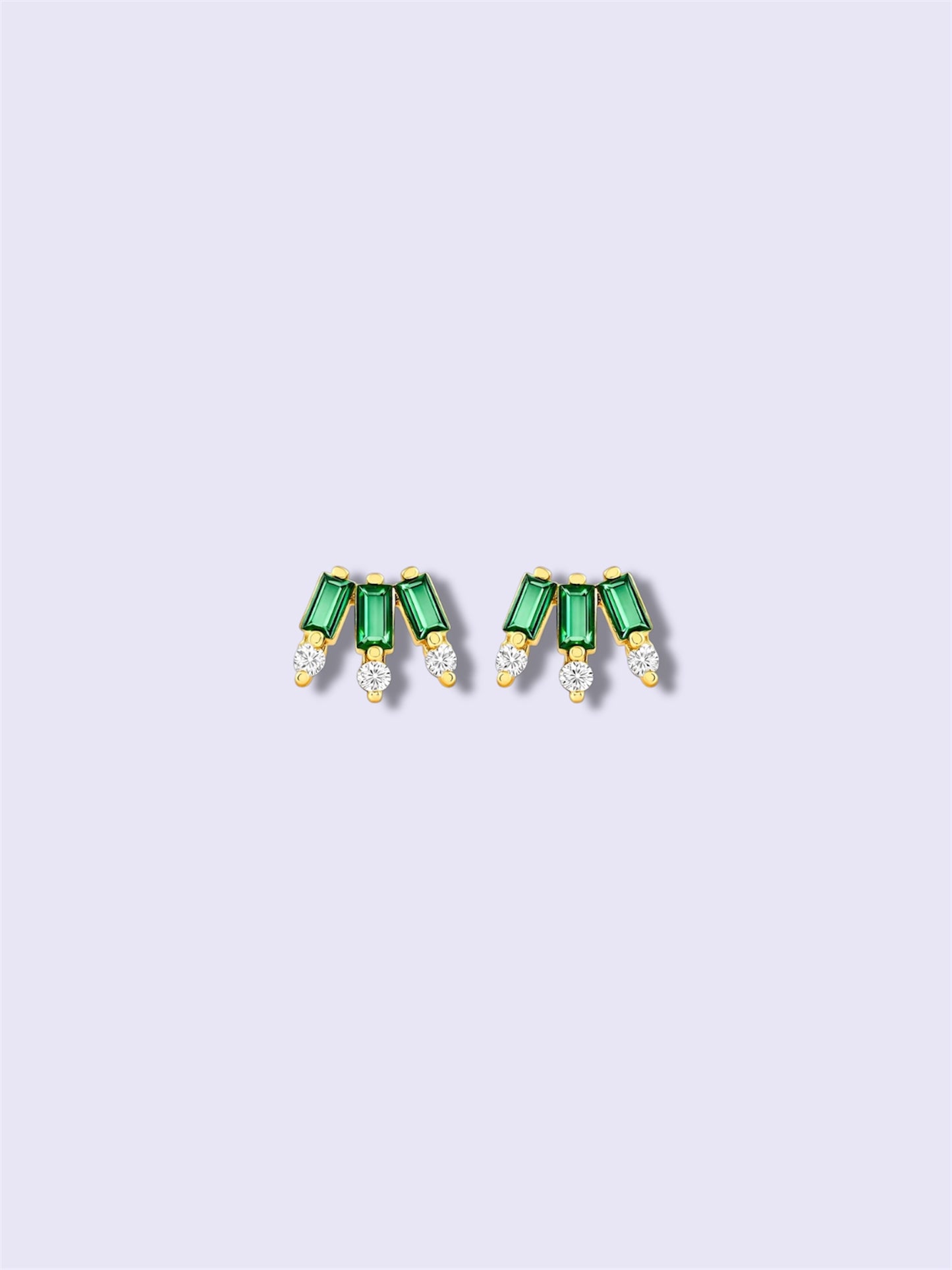 Emerald Cascade Earrings