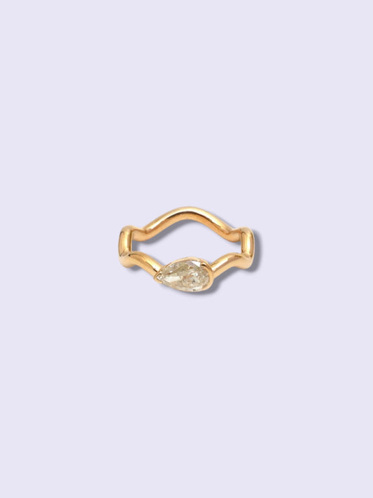 Diamond Pinky Ring