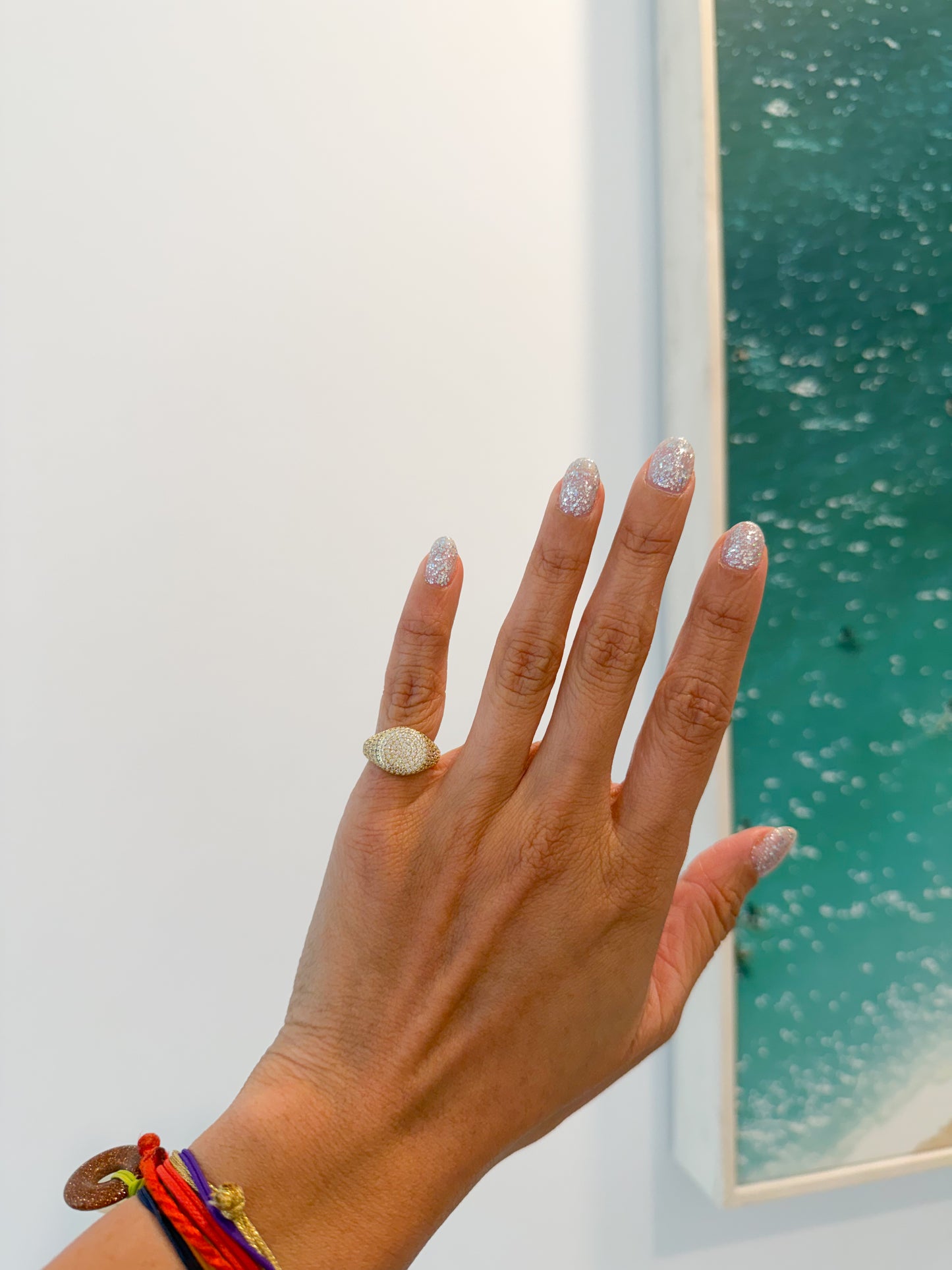 Golden Glow Pinky Ring