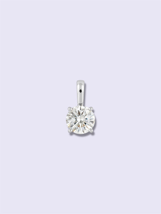 Silver Glow Charm