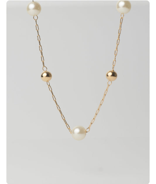 Choker Pearl and ball