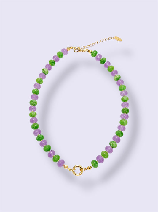 Lavander Matcha Necklace