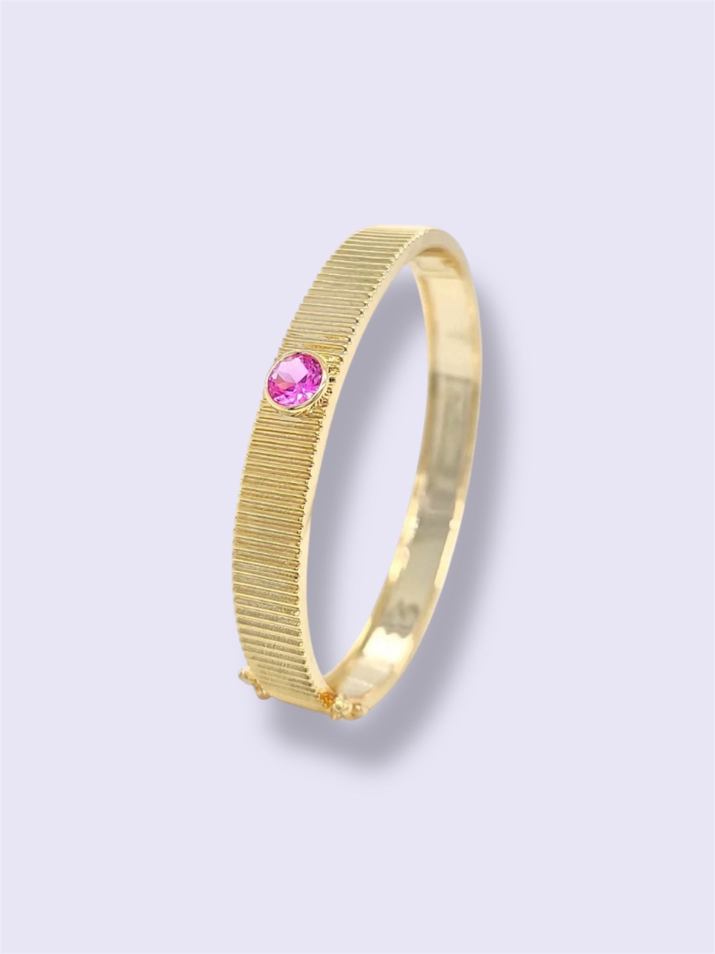 Pink Stone Bangle