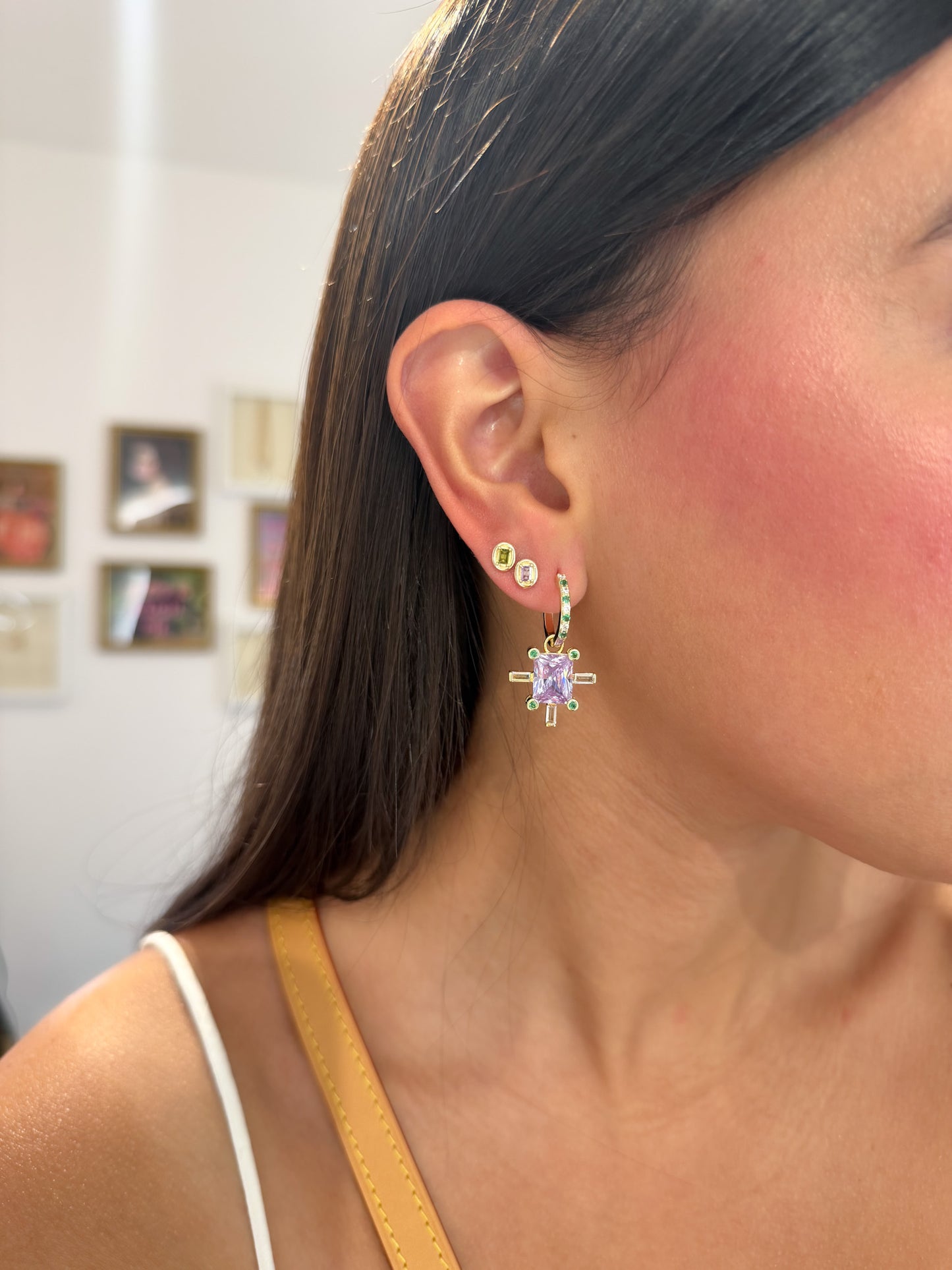 Lavander Hoops