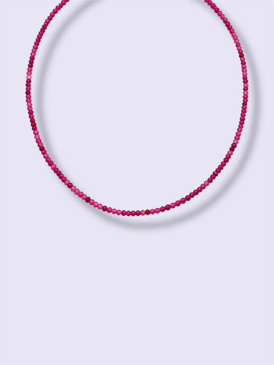 Magenta Gem Necklace