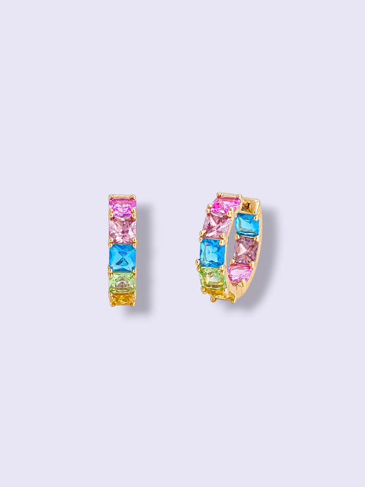 Cotton Candy Hoops