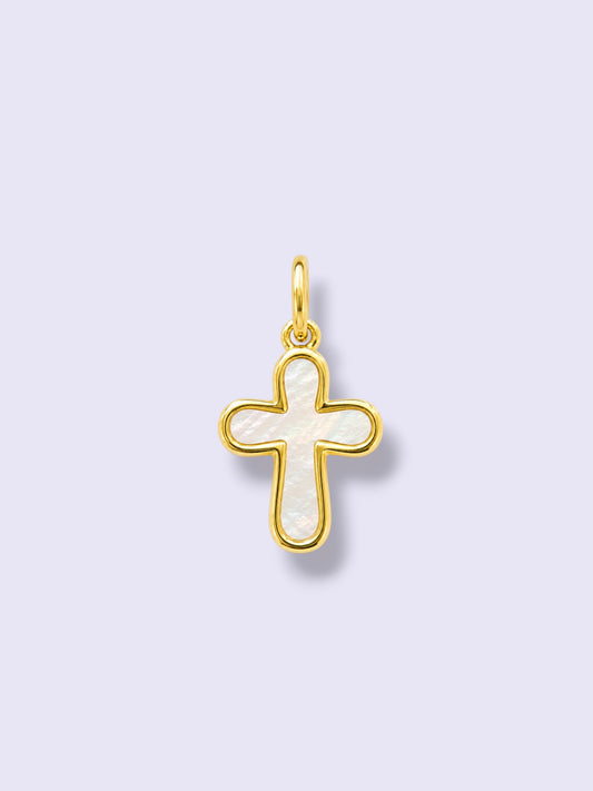 Mother of Pearl Cross Charm 🇻🇪