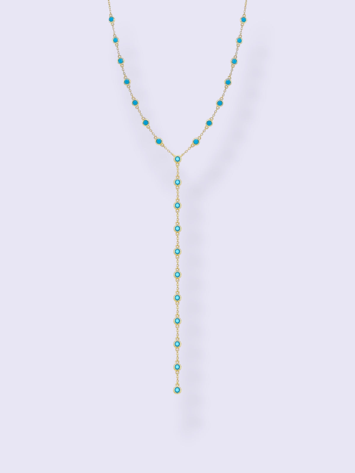 Turquoise Glow Lariat