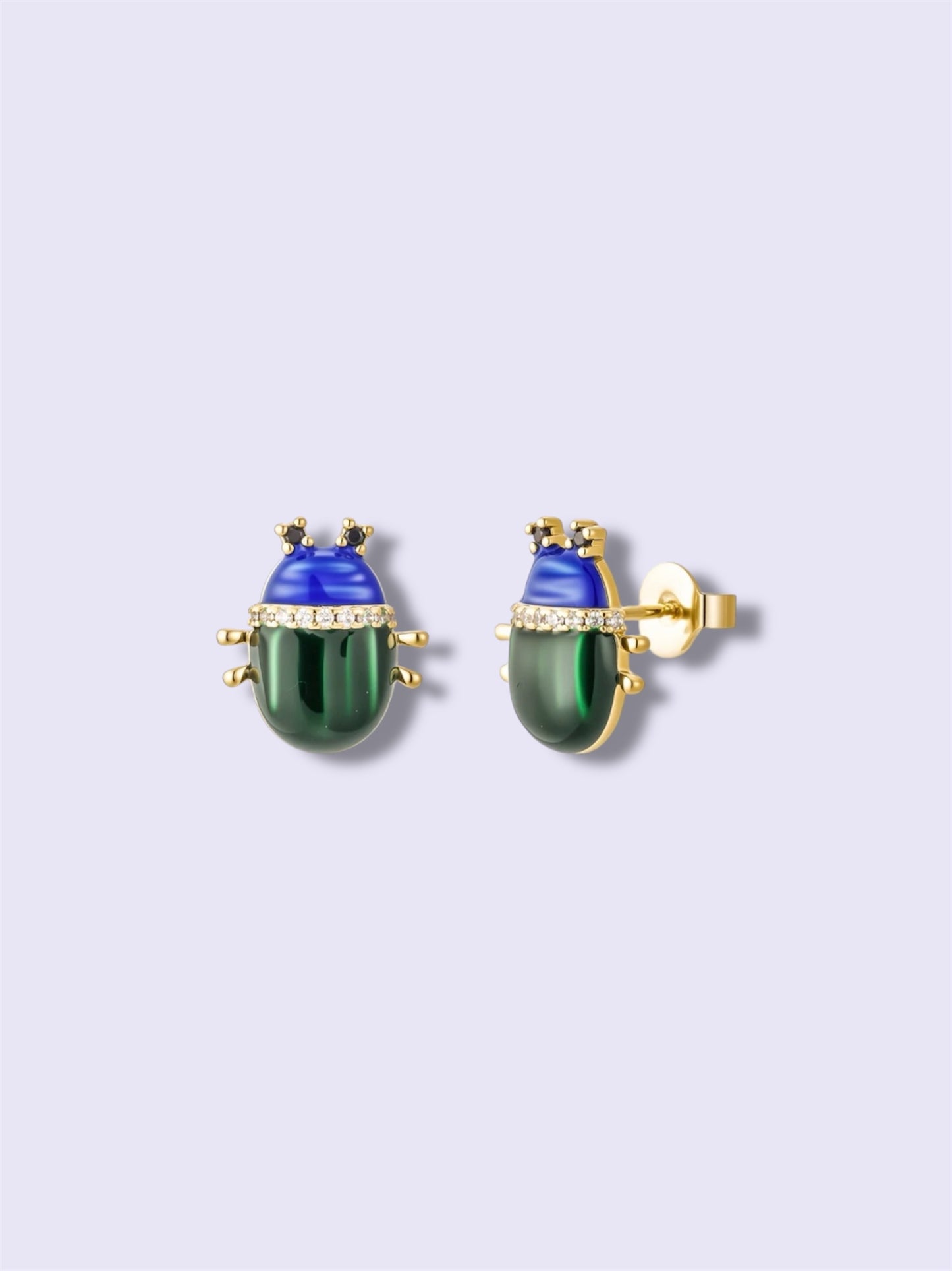 Royal Scarab Earrings