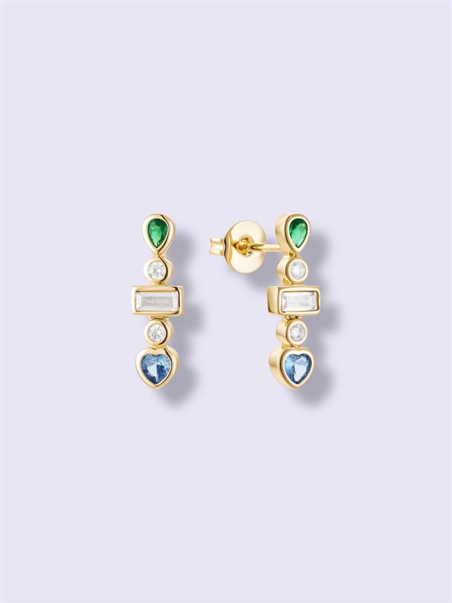 Radiant Trio Earrings