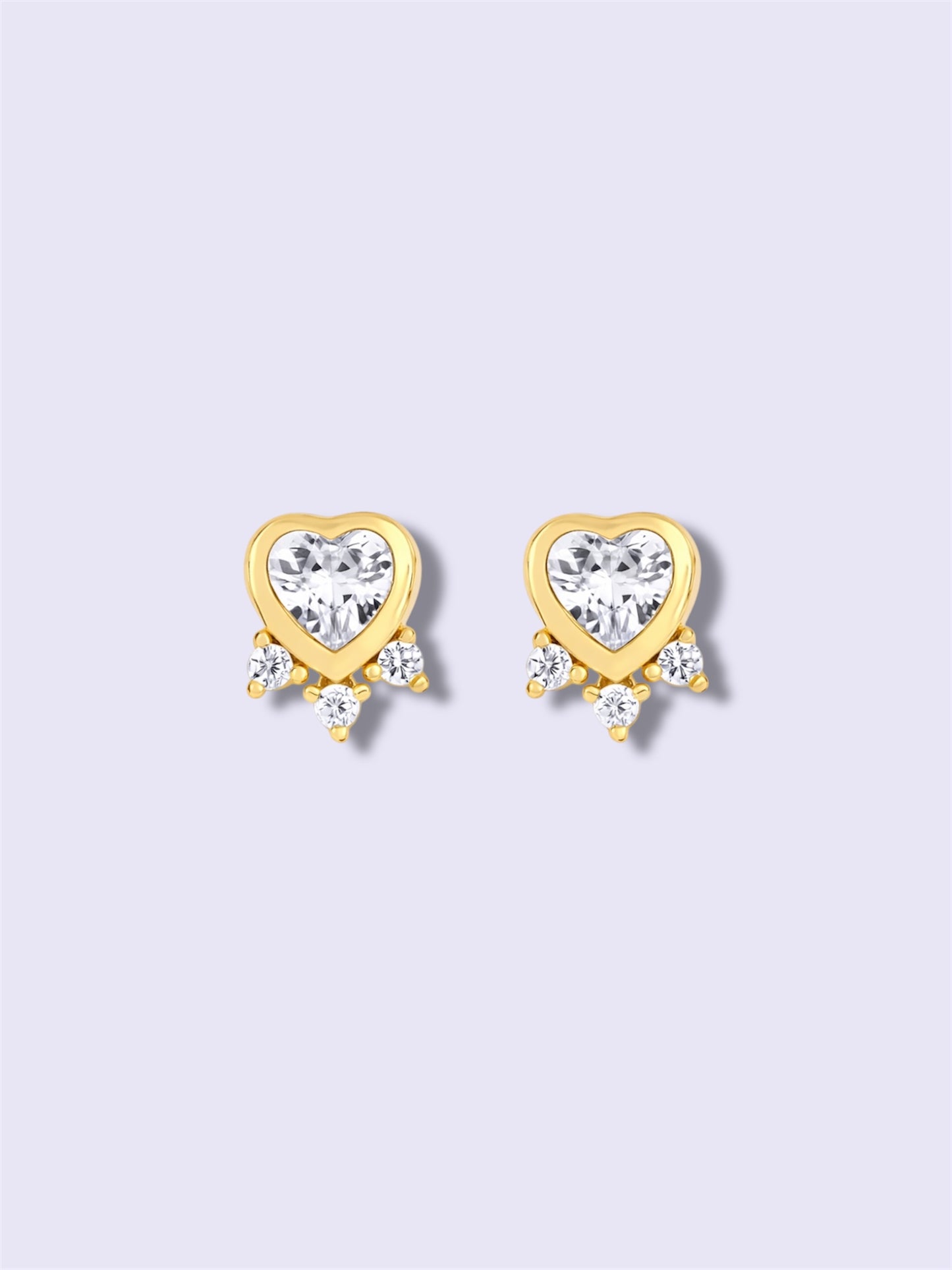 Crystal Heart Earrings