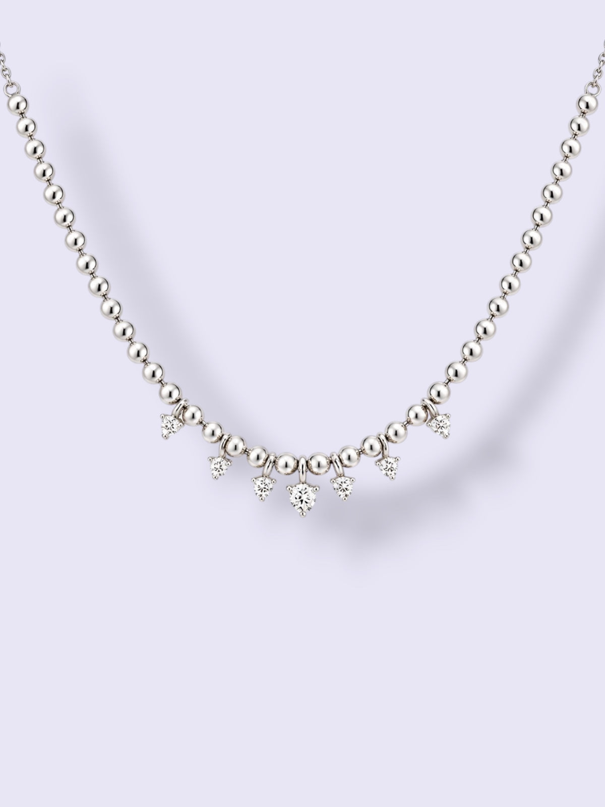 Silver Spark Necklace