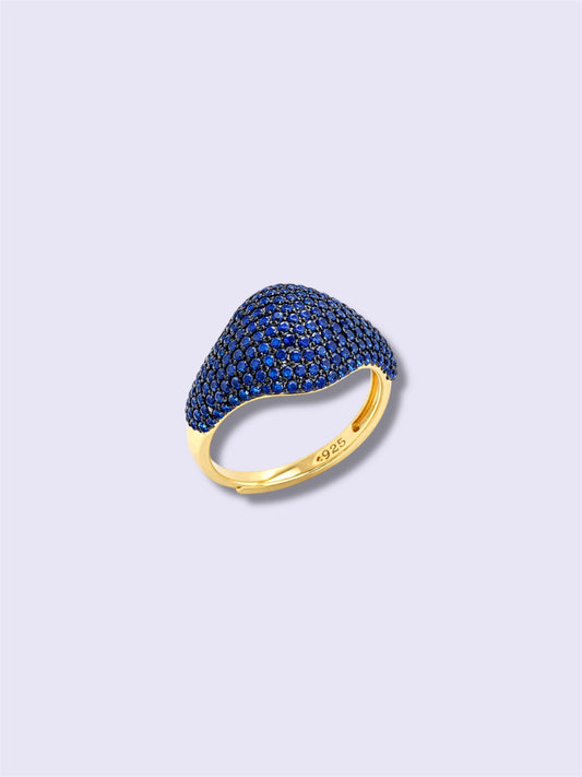 Royal Blue Pinky Ring