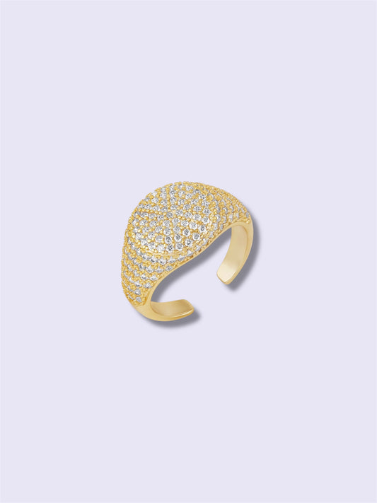 Golden Glow Pinky Ring