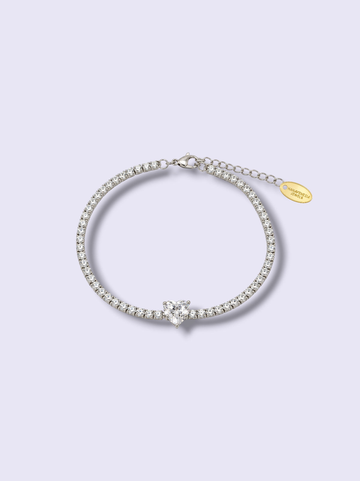Heart Solitaire Bracelet