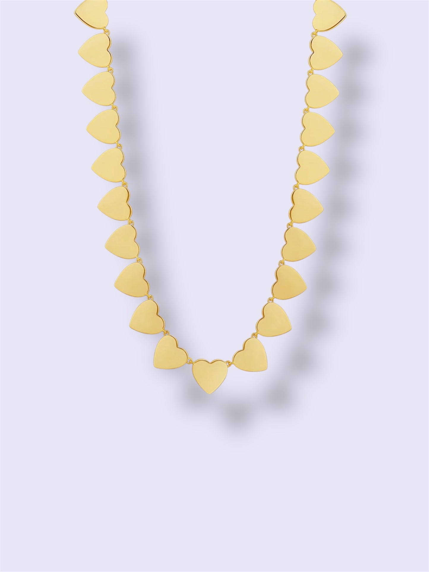 Golden Hearts Venezia Necklace