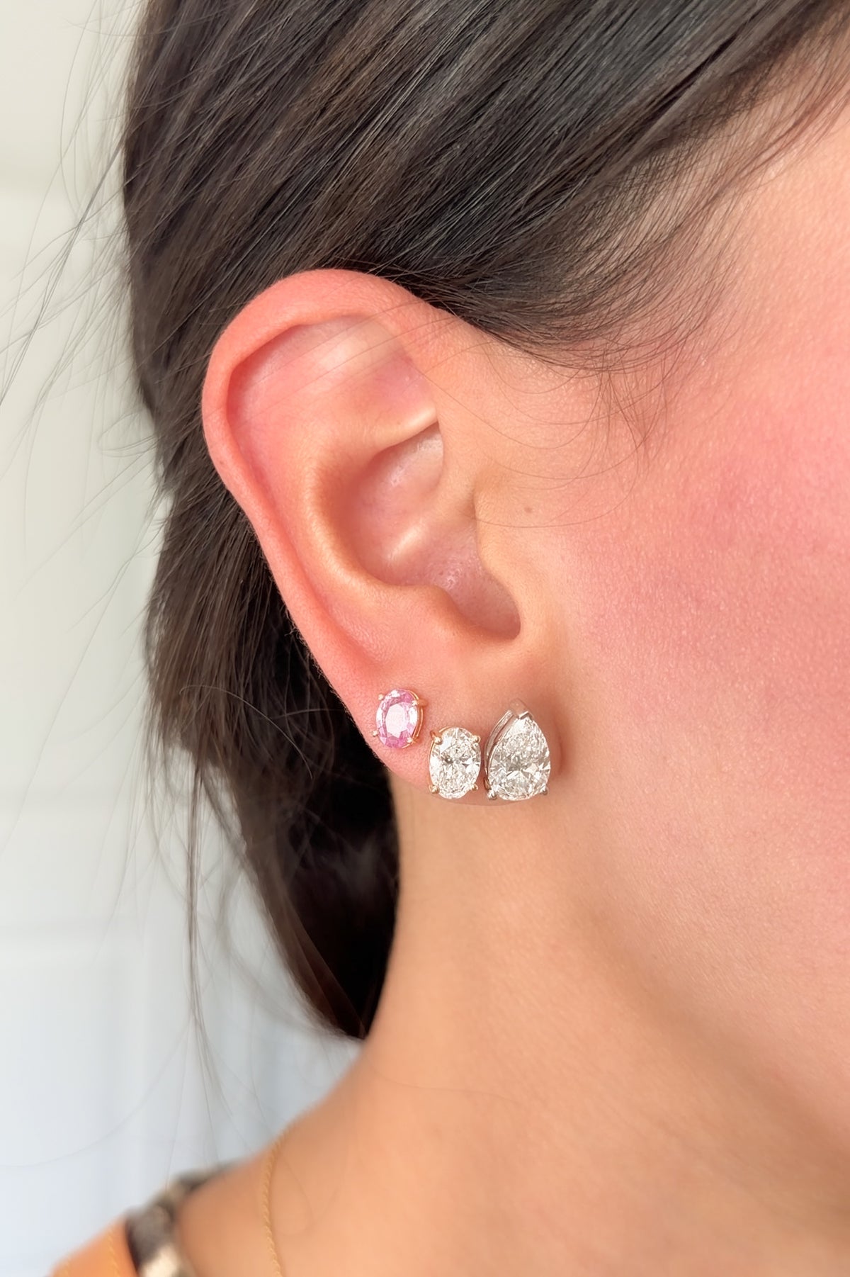 Pear Lab-Grown Diamond Earrings