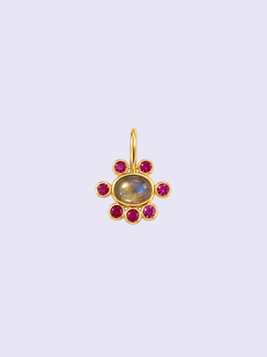 Labradorite Bloom Pendant
