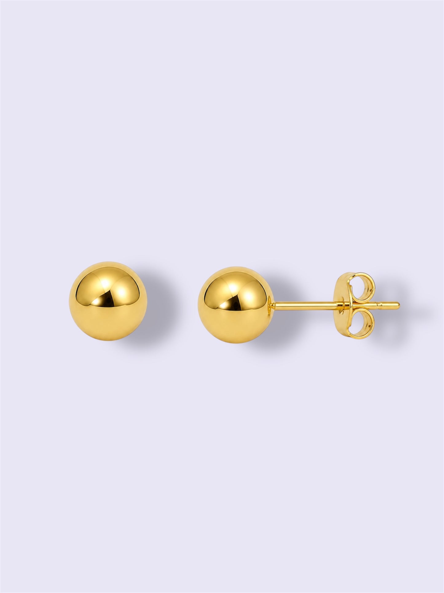 Classic Gold Ball Studs (medium)