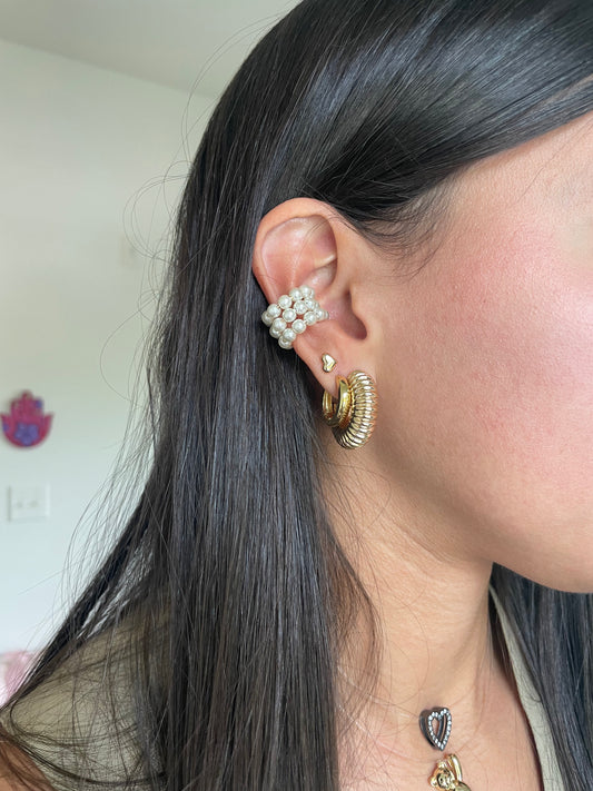 Ear cuff de perla