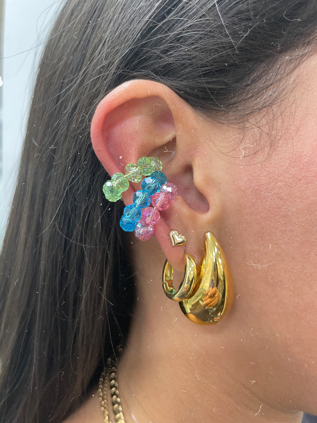 Ear cuff de Cristales
